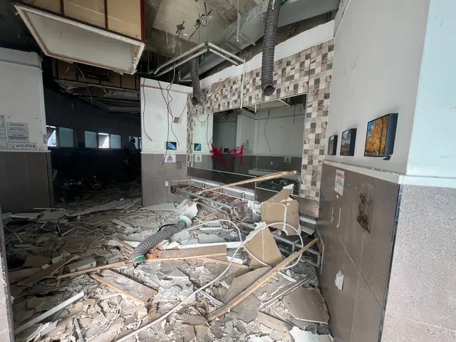 고속도로휴게소철거과정 현장 사진